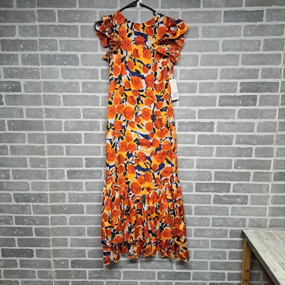 Never Fully Dressed Womens Frieda Maxi Ruffled Dress‎ NWT Size 6